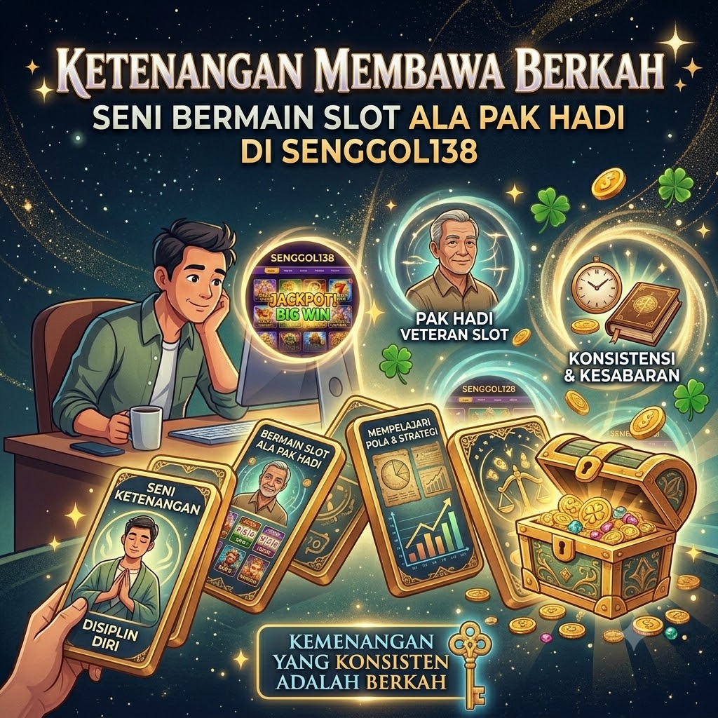 Ketenangan Membawa Berkah: Seni Bermain Slot ala Pak Hadi di SENGGOL138