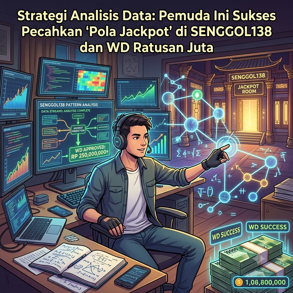 Strategi Analisis Data: Pemuda Ini Sukses Pecahkan "Pola Jackpot" di SENGGOL138 dan WD Ratusan Juta